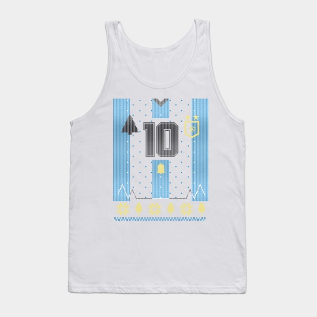 Lionel Messi Number 10 Tank Top by MARCHY